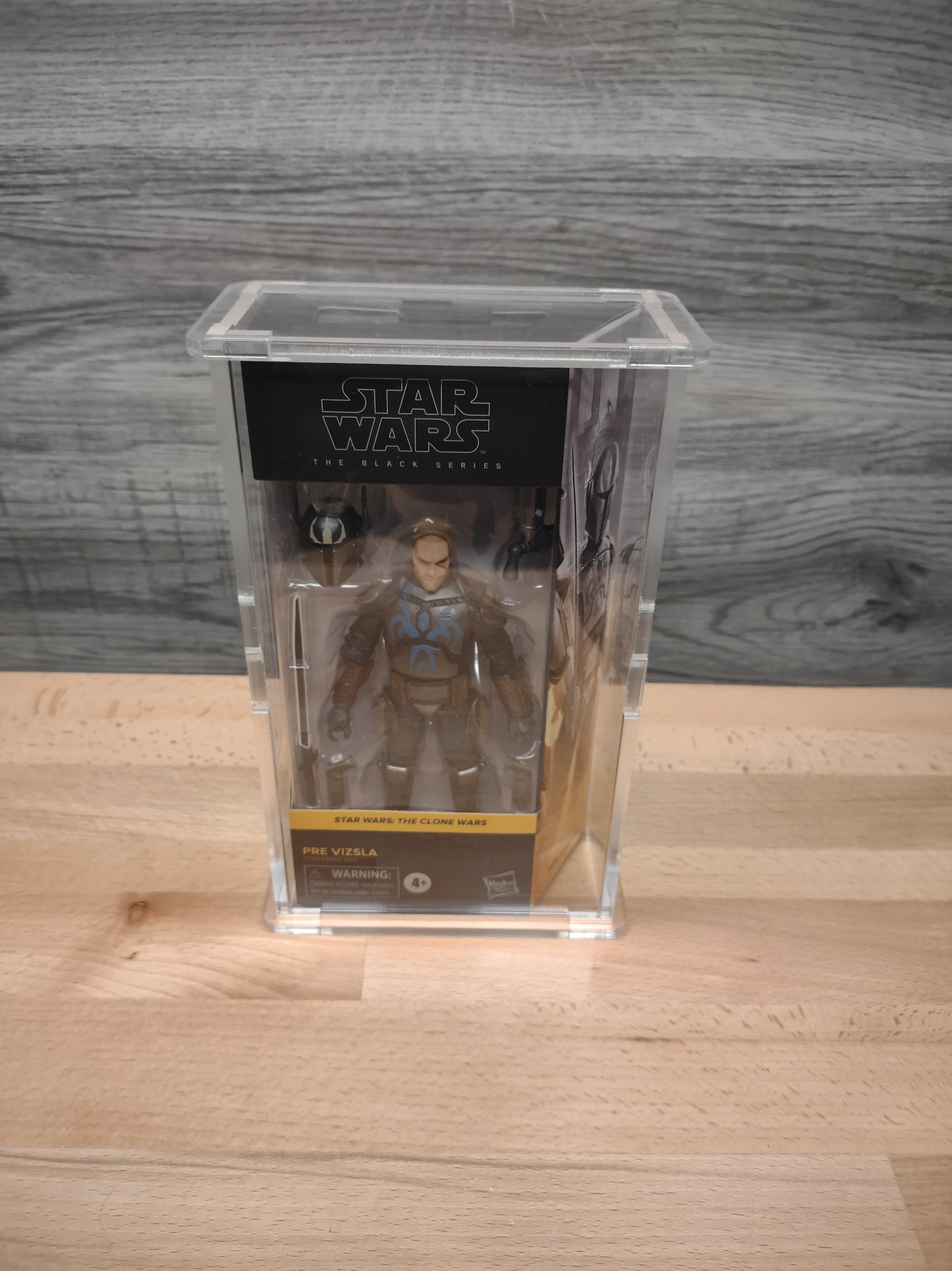 Black series display case top view