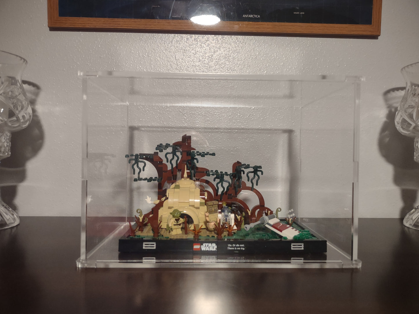 Large lego diorama display case