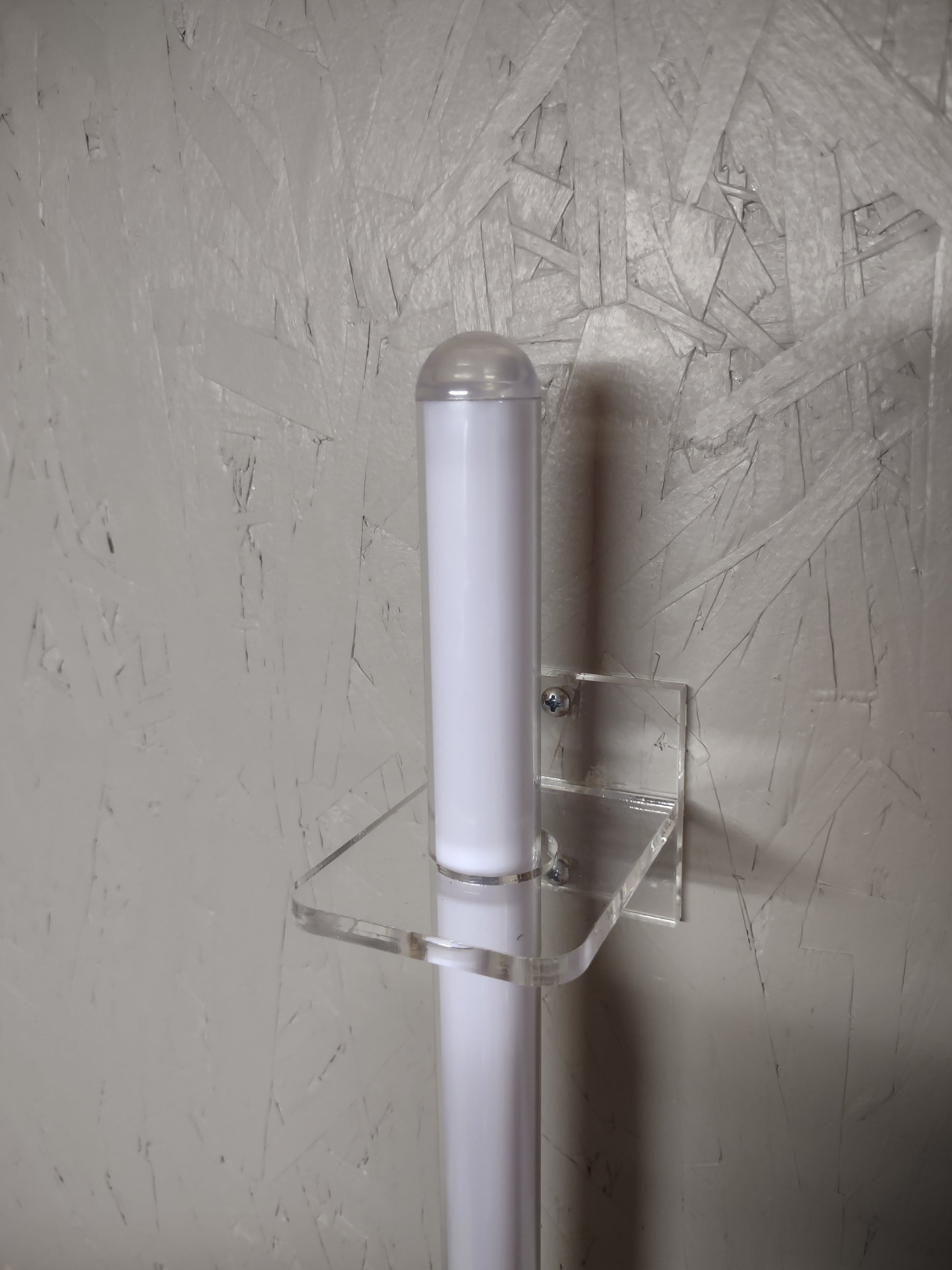 Light saber wall mount top piece