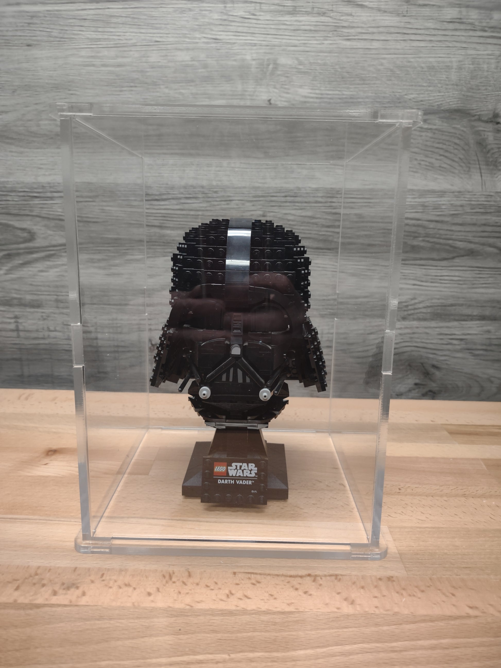 Lego helmet display case