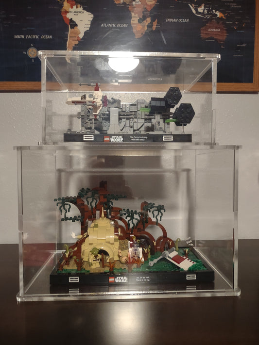 Stackable Diorama LEGO Display cases